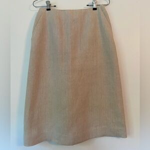 Talbots Linen Skirt